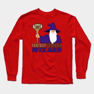 Fantasy Football Wizard Long Sleeve T-Shirt